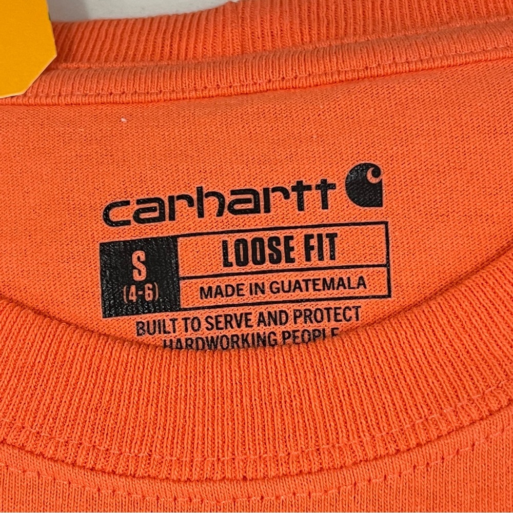 Carhartt NWT Women's small loose fit heavy weight short sleeve pocket shirt - Picture 6 of 11